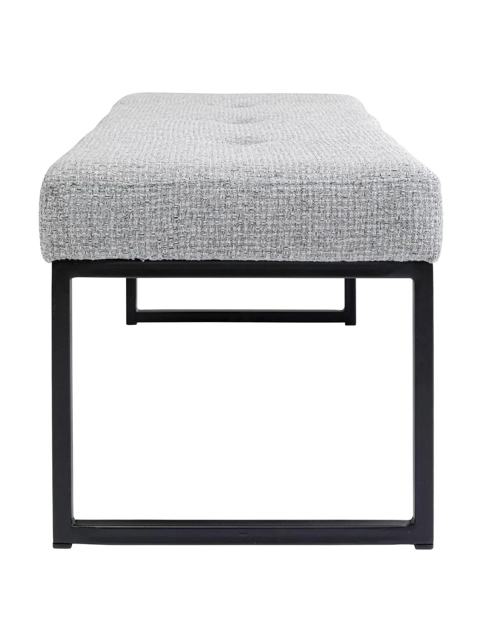 Kare Design Polsterbank Smart Dolce in Hellgrau, B 90 x H 40 cm 6 Kare Design Polsterbank Smart Dolce in Hellgrau, B 90 x H 40 cm – Bild 5