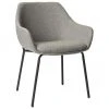 Rowico Polsterstuhl Haley mit Metall-Beinen, B 59 x T 61 cm