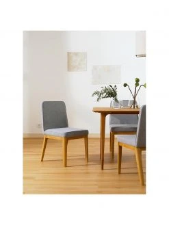 Westwing Collection Polsterstuhl Koga in Grau, B 47 x H 86 cm 9 Westwing Collection Polsterstuhl Koga in Grau, B 47 x H 86 cm -Esszimmer Verkäufe Polsterstuhl Koga in Grau 1