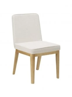 Westwing Collection Polsterstuhl Russell mit Husse in Cremewei&szlig;, B 47 x H 86 cmNur noch wenige verfügbar -Esszimmer Verkäufe Polsterstuhl Russell mit Husse in Cremeweiss 4