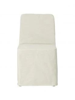 Westwing Collection Polsterstuhl Russell mit Husse in Cremewei&szlig;, B 47 x H 86 cmNur noch wenige verfügbar -Esszimmer Verkäufe Polsterstuhl Russell mit Husse in Cremeweiss 5