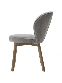 Westwing Collection Polsterstuhl Serena in Grau, B 56 x T 64 cm -Esszimmer Verkäufe Polsterstuhl Serena in Grau 4