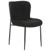 Westwing Collection Polsterstuhl Tess in Schwarz, B 49 x T 64 cm 1 Westwing Collection Polsterstuhl Tess in Schwarz, B 49 x T 64 cm -Esszimmer Verkäufe Polsterstuhl Tess in Schwarz