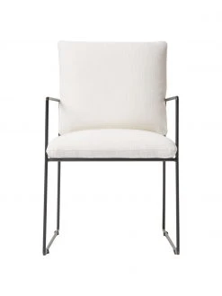 Westwing Collection Polsterstuhl Wayne mit Metall-Gestell, B 54 x T 58 cm -Esszimmer Verkäufe Polsterstuhl Wayne mit Metall Gestell 5