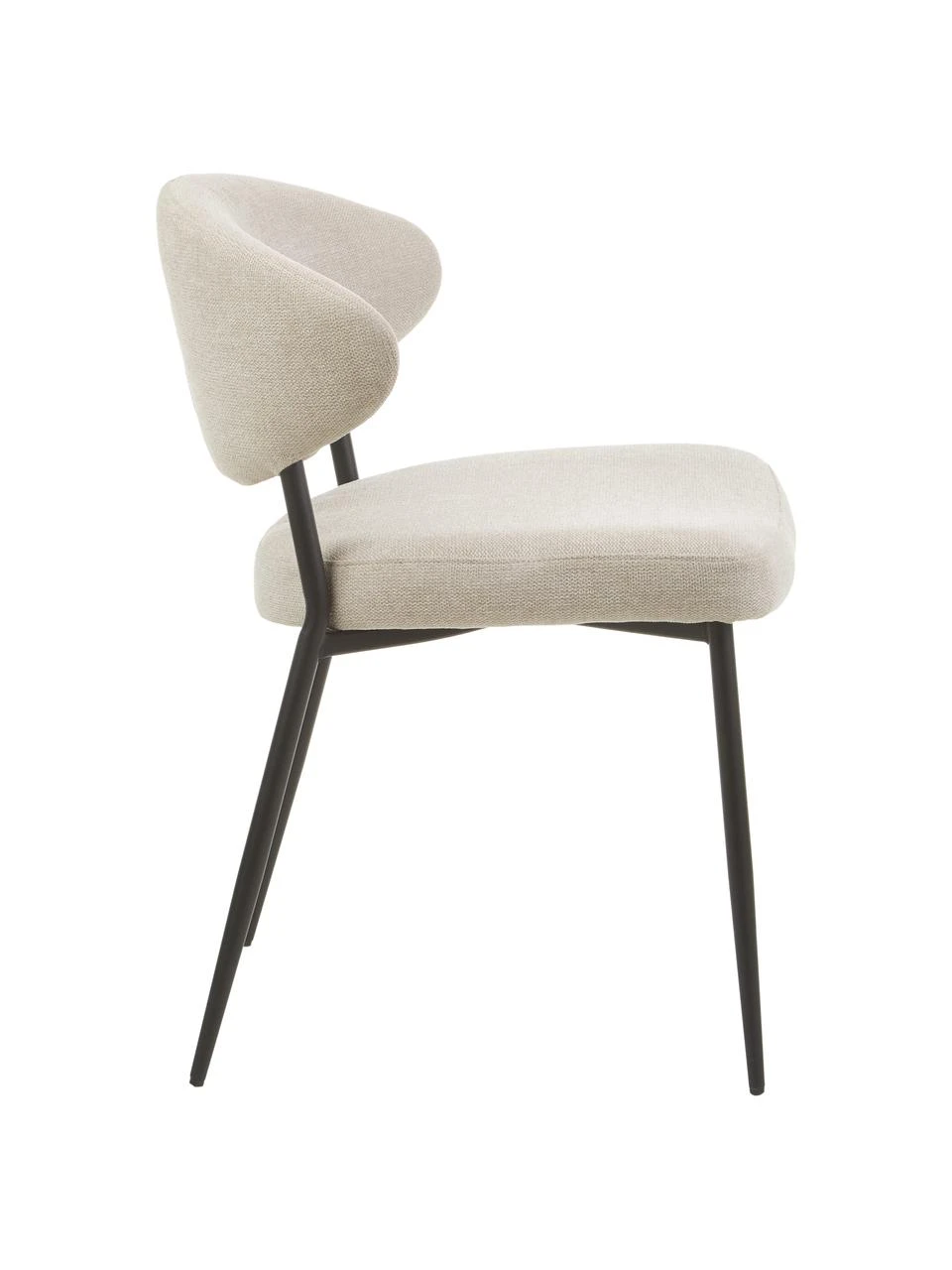 Westwing Collection Polsterstühle Adele in Beige, 2 Stück, B 54 x T 57 cm 7 Westwing Collection Polsterstühle Adele in Beige, 2 Stück, B 54 x T 57 cm – Bild 6