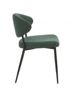 Westwing Collection Polsterstühle Adele in Dunkelgrün, 2 Stück, B 54 x T 57 cm -Esszimmer Verkäufe Polsterstuhle Adele in Dunkelgrun 2 Stuck 4