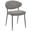 Westwing Collection Polsterstühle Adele in Grau, 2 Stück, B 54 x T 57 cm -Esszimmer Verkäufe Polsterstuhle Adele in Grau 2 Stuck