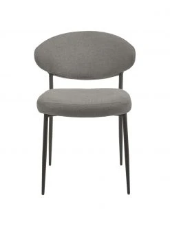 Westwing Collection Polsterstühle Adele in Grau, 2 Stück, B 54 x T 57 cm 12 Westwing Collection Polsterstühle Adele in Grau, 2 Stück, B 54 x T 57 cm -Esszimmer Verkäufe Polsterstuhle Adele in Grau 2 Stuck 4