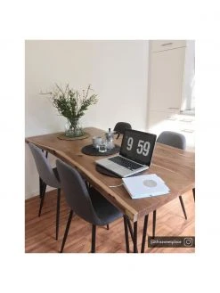 Esszimmer Verkäufe -Esszimmer Verkäufe Polsterstuhle Karla in Grau 2 Stuck 1