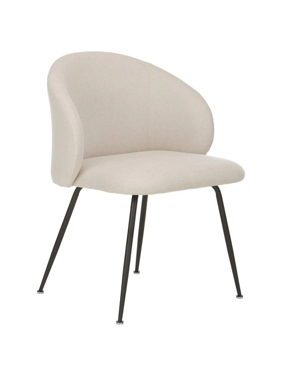 Westwing Collection Polsterstühle Luisa in Beige, 2 Stück, B 59 x T 59 cm 3 Westwing Collection Polsterstühle Luisa in Beige, 2 Stück, B 59 x T 59 cm