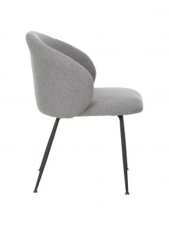 Westwing Collection Polsterstühle Luisa in Grau, 2 Stück, B 59 x T 59 cm -Esszimmer Verkäufe Polsterstuhle Luisa in Grau 2 Stuck 4