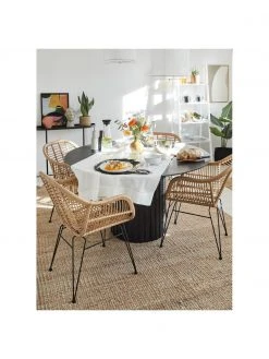 Westwing Collection Polyrattan-Armlehnst&uuml;hle Costa, 2 St&uuml;ck, B 59 x T 58 cm -Esszimmer Verkäufe Polyrattan Armlehnstuhle Costa 2 Stuck 2