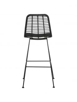 Westwing Collection Polyrattan-Barstuhl Costa mit Metall-Beinen, B 56 x H 110 cm 13 Westwing Collection Polyrattan-Barstuhl Costa mit Metall-Beinen, B 56 x H 110 cm -Esszimmer Verkäufe Polyrattan Barstuhl Costa mit Metall Beinen 11