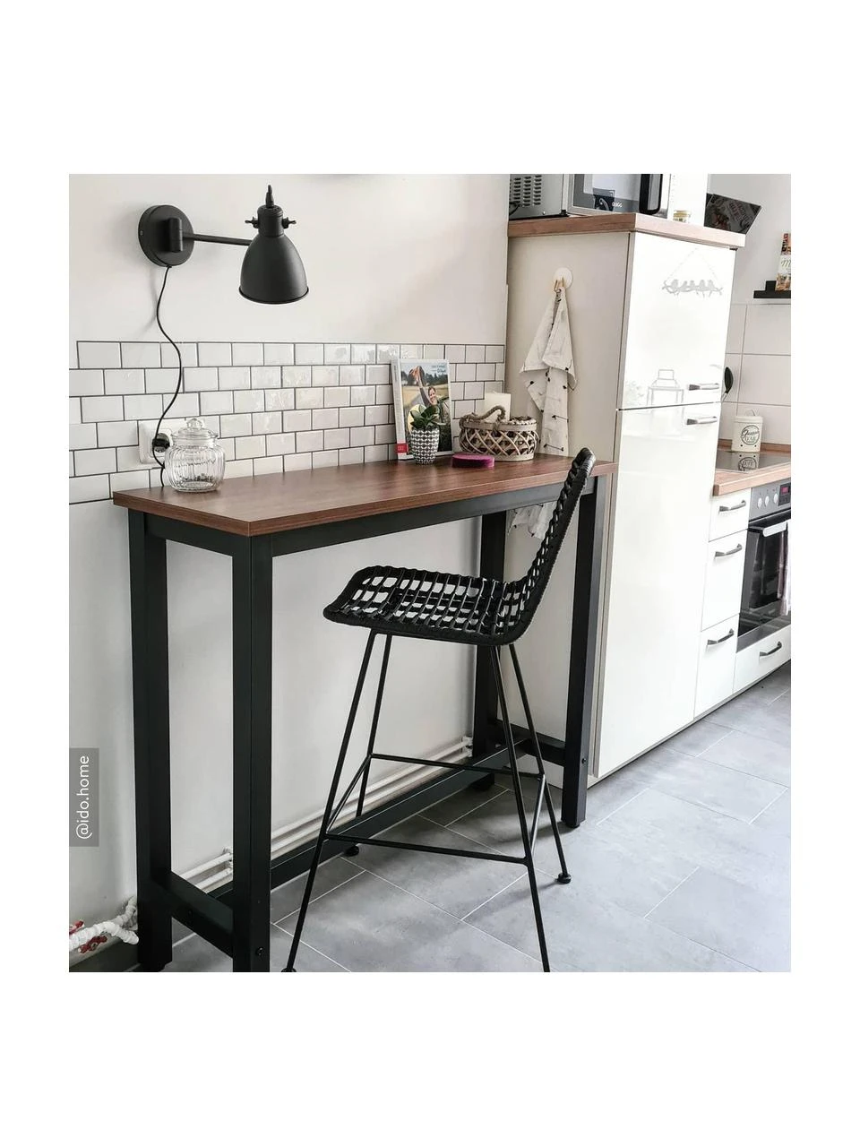 Westwing Collection Polyrattan-Barstuhl Costa mit Metall-Beinen, B 56 x H 110 cm 4 Westwing Collection Polyrattan-Barstuhl Costa mit Metall-Beinen, B 56 x H 110 cm – Bild 2