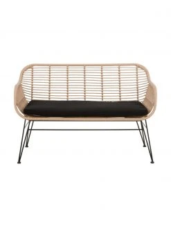Westwing Collection Polyrattan-Sitzbank Costa in Hellbraun, B 126 x H 81 cm 11 Westwing Collection Polyrattan-Sitzbank Costa in Hellbraun, B 126 x H 81 cm -Esszimmer Verkäufe Polyrattan Sitzbank Costa in Hellbraun 3