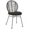 Westwing Collection Polyrattan-Stühle Cordula mit Sitzkissen, 2 Stück, B 48 x T 57 cm -Esszimmer Verkäufe Polyrattan Stuhle Cordula mit Sitzkissen 2 Stuck