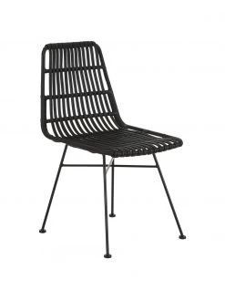 Westwing Collection Polyrattan-Stühle Costa, 2 Stück, B 47 x T 61 cm