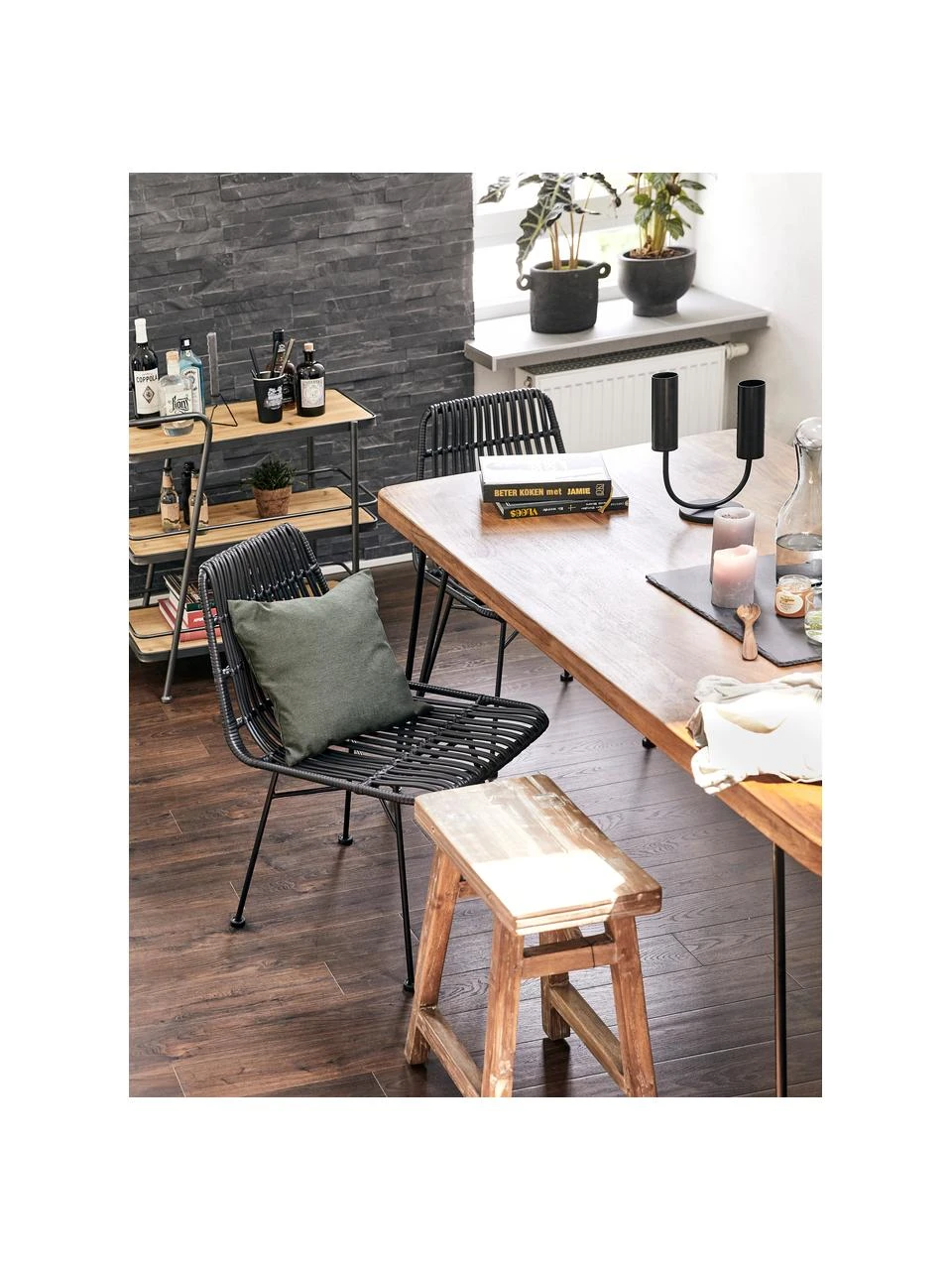 Westwing Collection Polyrattan-Stühle Costa, 2 Stück, B 47 x T 61 cm 4 Westwing Collection Polyrattan-Stühle Costa, 2 Stück, B 47 x T 61 cm – Bild 2