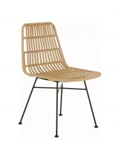 Westwing Collection Polyrattan-Stühle Costa, 2 Stück, B 47 x T 61 cm