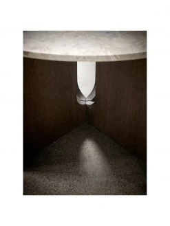 Menu Runder Esstisch Androgyne mit Tischplatte aus Sandstein, Ø 120 cm, Ø 120 x H 73 cm -Esszimmer Verkäufe Runder Esstisch Androgyne mit Tischplatte aus Sandstein O 120 cm 11