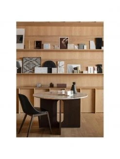 Esszimmer Verkäufe -Esszimmer Verkäufe Runder Esstisch Androgyne mit Tischplatte aus Sandstein O 120 cm 7