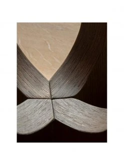 Menu Runder Esstisch Androgyne mit dunklem Eichenholzfurnier, verschiedene Gr&ouml;&szlig;en, Ø 120 x H 73 cmNur noch wenige verfügbar -Esszimmer Verkäufe Runder Esstisch Androgyne mit dunklem Eichenholzfurnier verschiedene Grossen 5