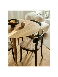 Westwing Collection Runder Esstisch Archie aus Eichenholz, &Oslash; 110, Ø 110 x H 76 cm -Esszimmer Verkäufe Runder Esstisch Archie aus Eichenholz O 110 2