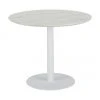 Westwing Collection Runder Esstisch Karla in Marmoroptik, Ø 90 cm, Ø 90 x H 75 cm