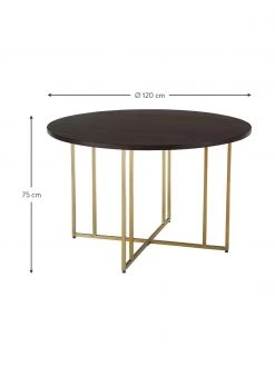 Westwing Collection Runder Esstisch Luca aus Mangoholz, in verschiedenen Gr&ouml;&szlig;en, Ø 120 x H 75 cm -Esszimmer Verkäufe Runder Esstisch Luca aus Mangoholz in verschiedenen Grossen 9