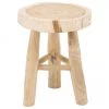 Runder Hocker Beachside aus Mungurholz, Ø 40 x H 50 cm -Esszimmer Verkäufe Runder Hocker Beachside aus Mungurholz