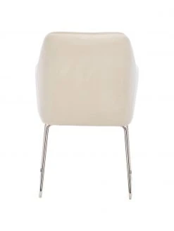 Westwing Collection Samt-Armlehnstuhl Isla in Cremewei&szlig;, B 60 x T 62 cm -Esszimmer Verkäufe Samt Armlehnstuhl Isla in Cremeweiss 11