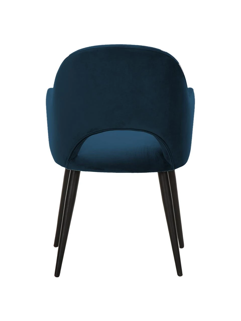 Westwing Collection Samt-Armlehnstuhl Rachel in Blau, B 56 x T 70 cm 8 Westwing Collection Samt-Armlehnstuhl Rachel in Blau, B 56 x T 70 cm – Bild 6