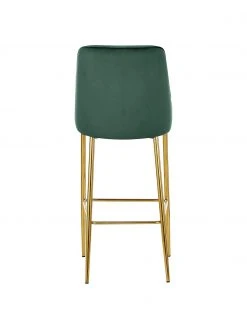 Westwing Collection Samt-Barstuhl Ava in Dunkelgrün, B 48 x H 107 cm 13 Westwing Collection Samt-Barstuhl Ava in Dunkelgrün, B 48 x H 107 cm -Esszimmer Verkäufe Samt Barstuhl Ava in Dunkelgrun 5