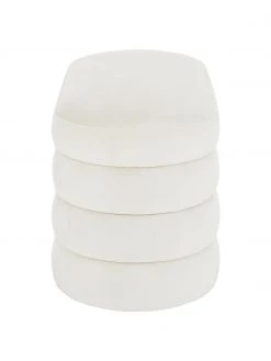 Westwing Collection Samt-Polsterbank Alto in Cremewei&szlig;, B 110 x H 47 cm -Esszimmer Verkäufe Samt Polsterbank Alto in Cremeweiss 5