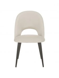 Westwing Collection Samt-Polsterstuhl Rachel in Beige, B 53 x T 57 cm 12 Westwing Collection Samt-Polsterstuhl Rachel in Beige, B 53 x T 57 cm -Esszimmer Verkäufe Samt Polsterstuhl Rachel in Beige 4