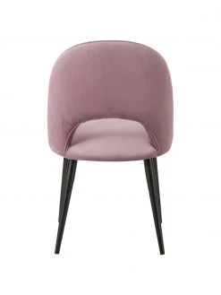 Westwing Collection Samt-Polsterstuhl Rachel in Rosa, B 53 x T 57 cm -Esszimmer Verkäufe Samt Polsterstuhl Rachel in Rosa 5