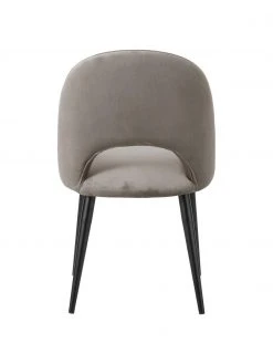 Westwing Collection Samt-Polsterstuhl Rachel in Taupe, B 53 x T 57 cm 13 Westwing Collection Samt-Polsterstuhl Rachel in Taupe, B 53 x T 57 cm -Esszimmer Verkäufe Samt Polsterstuhl Rachel in Taupe 5