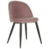Westwing Collection Samt-Polsterstühle Amy in Rosa, 2 Stück, B 51 x T 55 cm -Esszimmer Verkäufe Samt Polsterstuhle Amy in Rosa 2 Stuck