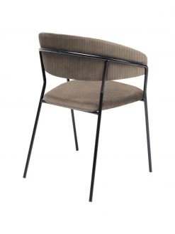 Kare Design Samt-Polsterstühle Belle in Braun, 2 Stück, B 57 x T 54 cm -Esszimmer Verkäufe Samt Polsterstuhle Belle in Braun 2 Stuck 2