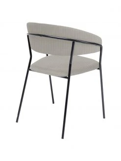 Kare Design Samt-Polsterst&uuml;hle Belle in Grau, 2 St&uuml;ck, B 57 x T 54 cm -Esszimmer Verkäufe Samt Polsterstuhle Belle in Grau 2 Stuck 2