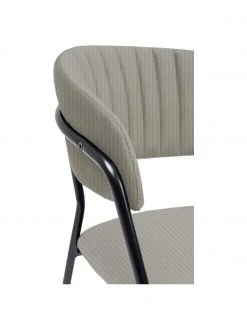 Kare Design Samt-Polsterst&uuml;hle Belle in Grau, 2 St&uuml;ck, B 57 x T 54 cm -Esszimmer Verkäufe Samt Polsterstuhle Belle in Grau 2 Stuck 4