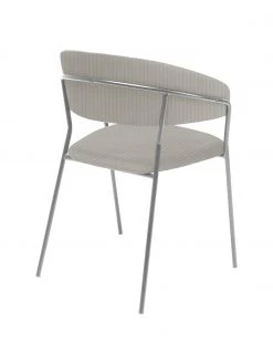 Kare Design Samt-Polsterstühle Belle in Grau, 2 Stück, B 57 x T 54 cm -Esszimmer Verkäufe Samt Polsterstuhle Belle in Grau 2 Stuck 7