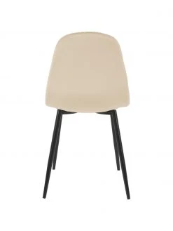 Westwing Collection Samt-Polsterst&uuml;hle Karla in Cremewei&szlig;, 2 St&uuml;ck, B 44 x T 53 cm -Esszimmer Verkäufe Samt Polsterstuhle Karla in Cremeweiss 2 Stuck 4