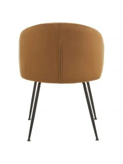 Westwing Collection Samt-Polsterst&uuml;hle Luisa in Braun, 2 St&uuml;ck, B 59 x T 59 cm -Esszimmer Verkäufe Samt Polsterstuhle Luisa in Braun 2 Stuck 5