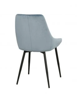 Rowico Samt-Polsterst&uuml;hle Sierra in Blau, 2 St&uuml;ck, B 49 x T 55 cm -Esszimmer Verkäufe Samt Polsterstuhle Sierra in Blau 2 Stuck 5