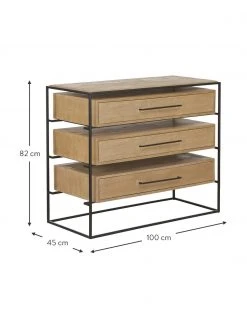 Westwing Collection Schubladenkommode Lyle aus massivem Mangoholz, B 100 x H 82 cm 10 Westwing Collection Schubladenkommode Lyle aus massivem Mangoholz, B 100 x H 82 cm -Esszimmer Verkäufe Schubladenkommode Lyle aus massivem Mangoholz 2