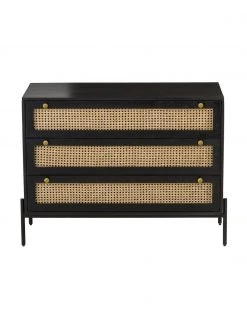 Westwing Collection Schubladenkommode Vienna mit Wiener Geflecht in Schwarz, B 105 x H 78 cm 13 Westwing Collection Schubladenkommode Vienna mit Wiener Geflecht in Schwarz, B 105 x H 78 cm -Esszimmer Verkäufe Schubladenkommode Vienna mit Wiener Geflecht in Schwarz 5