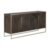Westwing Collection Sideboard Harry mit T&uuml;ren aus massivem Mangoholz, B 175 x H 85 cm