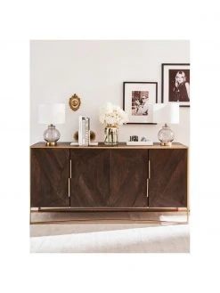 Westwing Collection Sideboard Harry mit T&uuml;ren aus massivem Mangoholz, B 175 x H 85 cm -Esszimmer Verkäufe Sideboard Harry mit Turen aus massivem Mangoholz 2