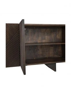 Westwing Collection Sideboard Louis aus Massivholz mit Türen, B 177 x H 75 cm -Esszimmer Verkäufe Sideboard Louis aus Massivholz mit Turen 11